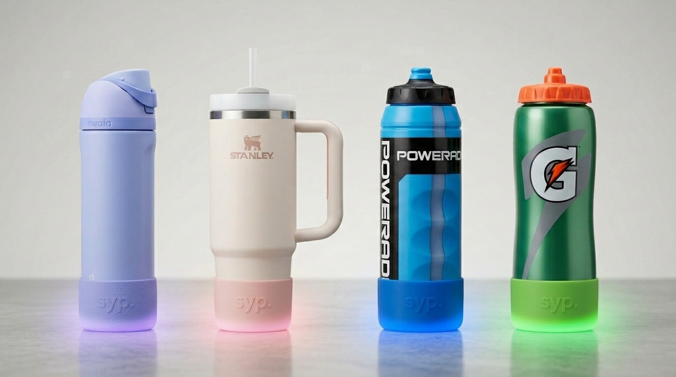 bottles with syp