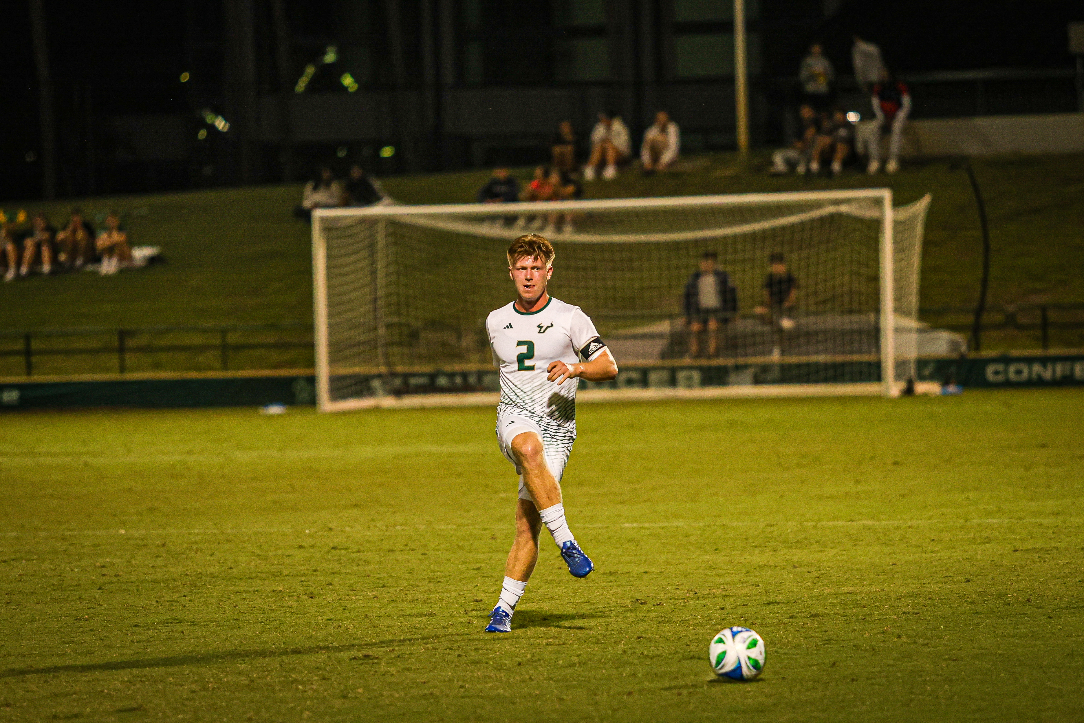 Mathis on the field at USF
