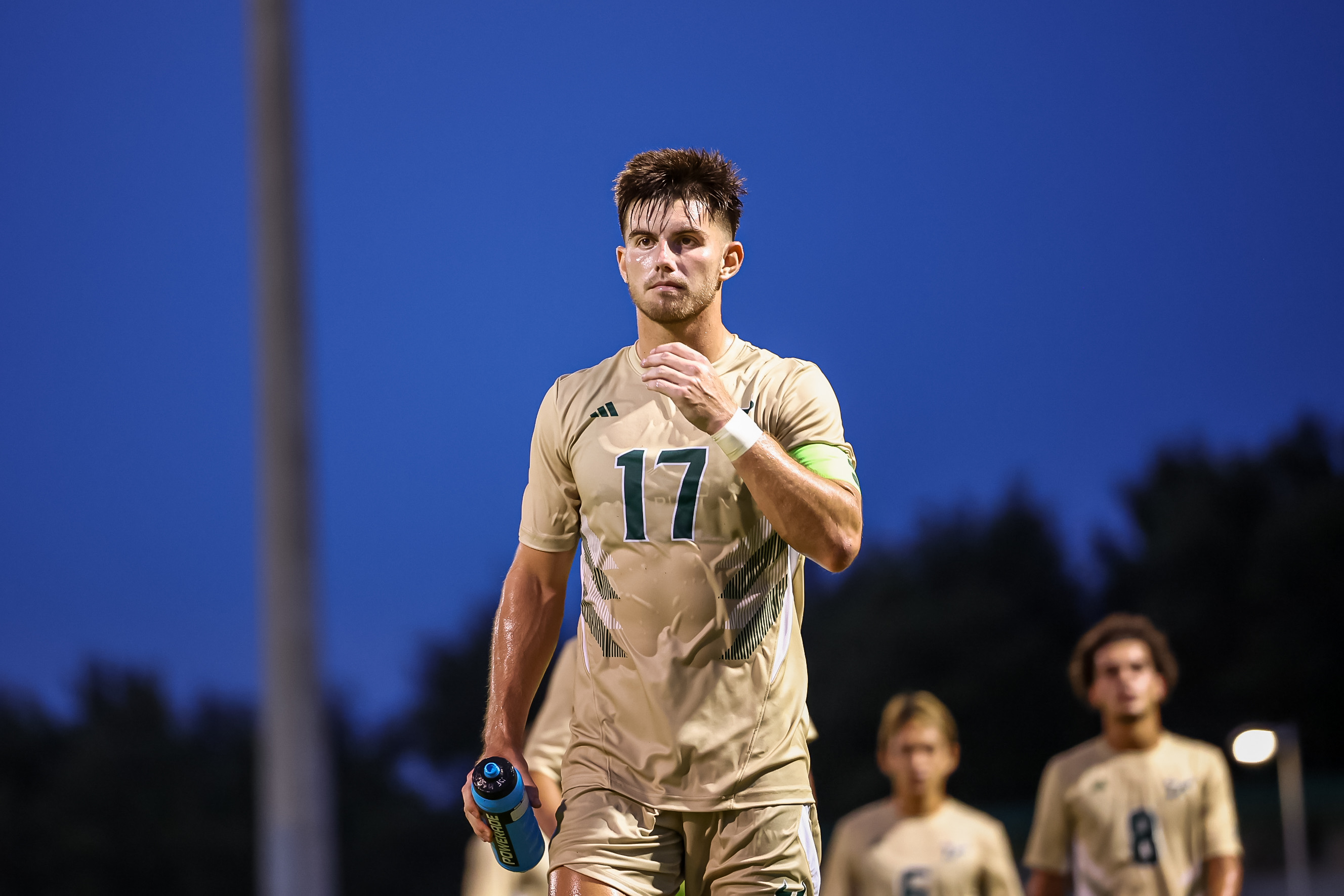 Nicolas on the field at USF